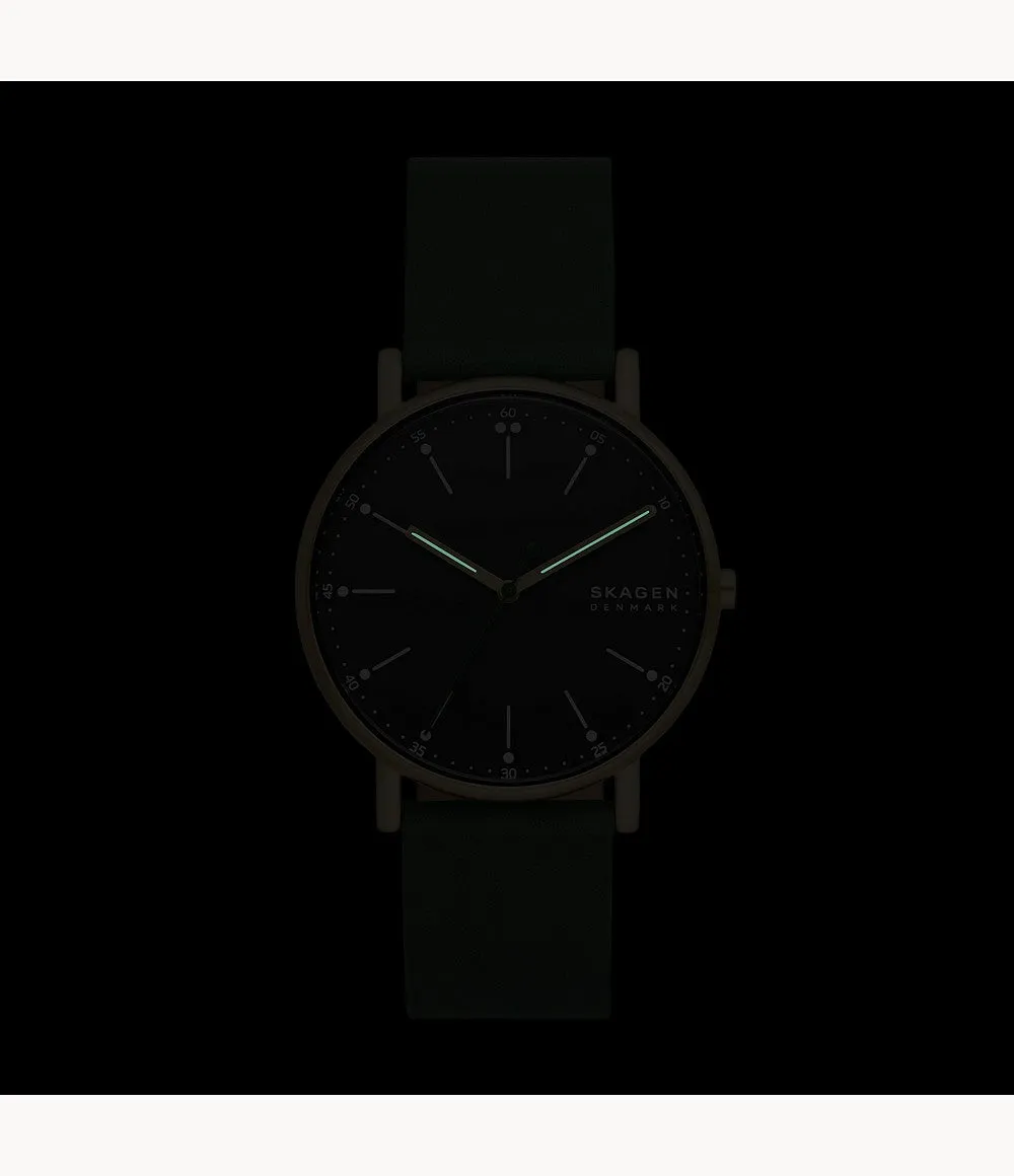 Skagen Gents Evergreen Yellow Gold Detail Watch