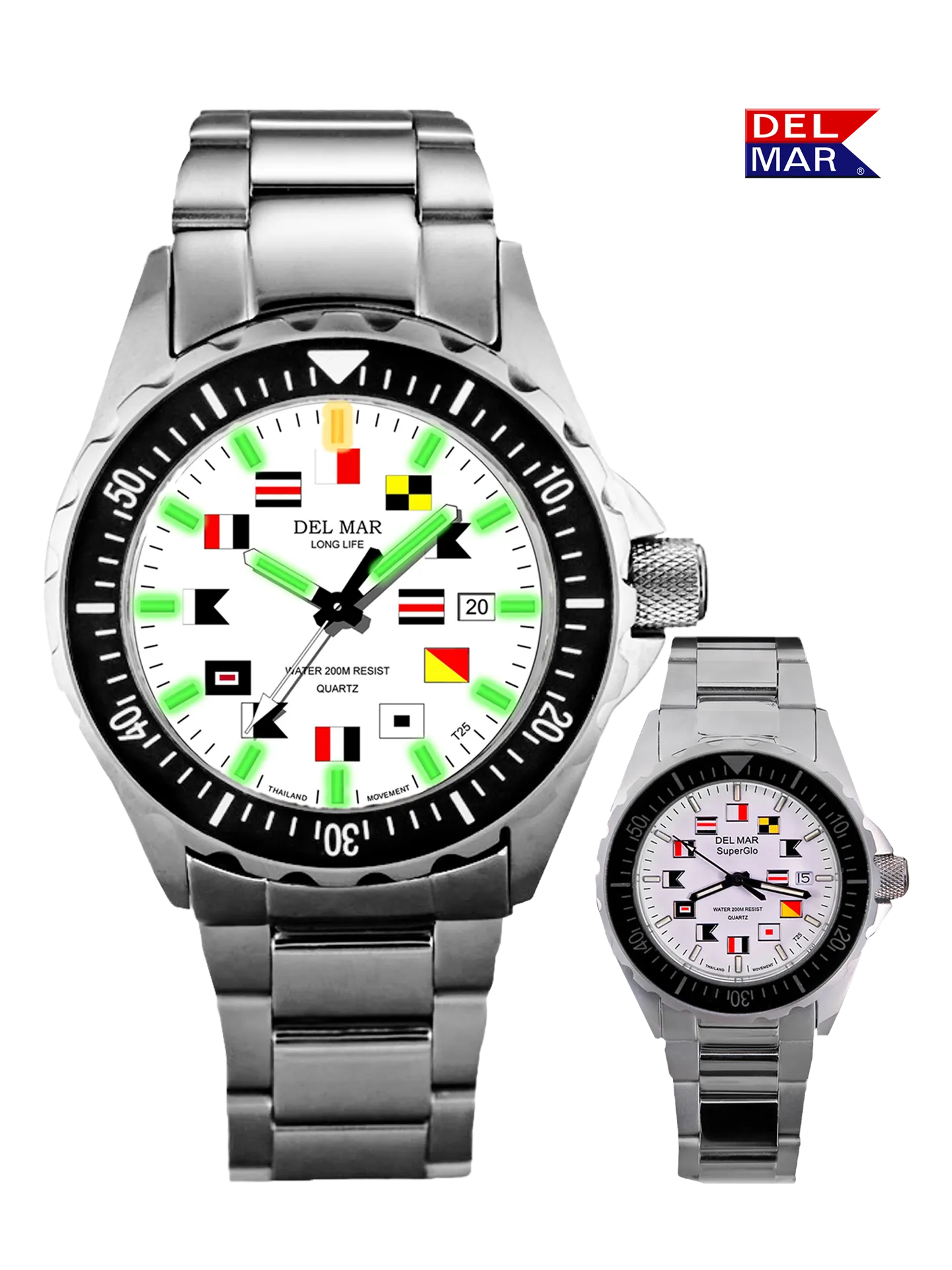 Sportsman's Watch Super Glo White Nautical #50233