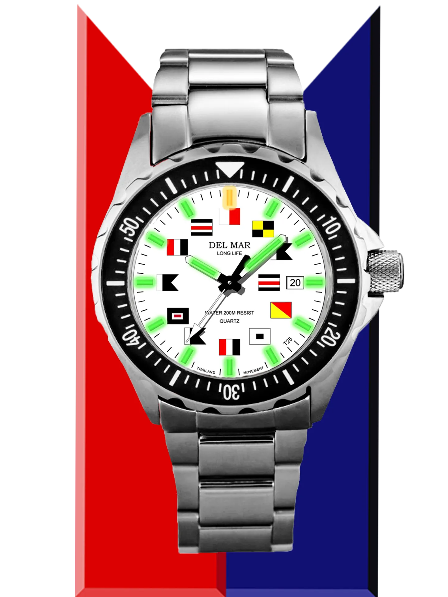 Sportsman's Watch Super Glo White Nautical #50233