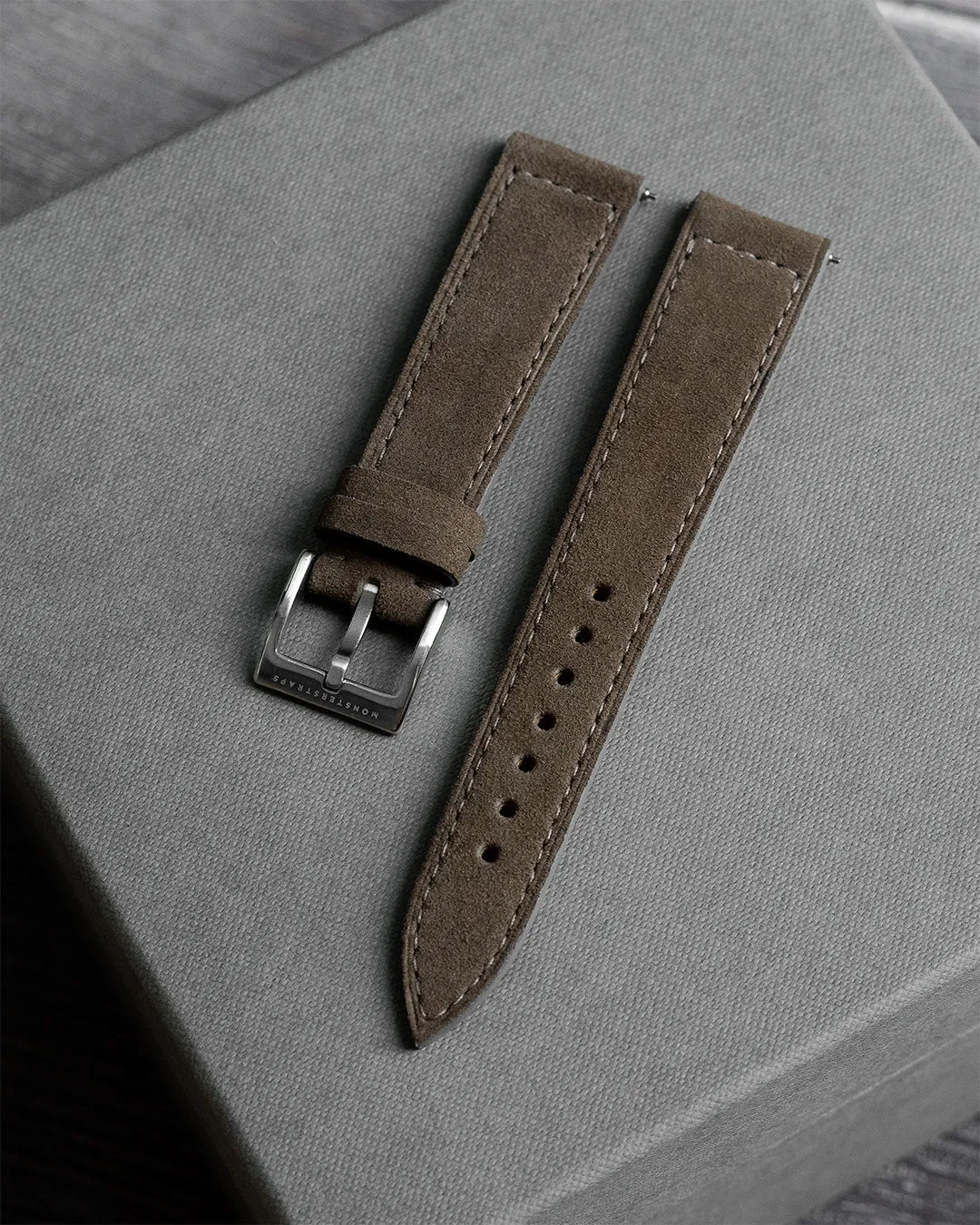 Suede Leather Strap (Cedar Brown)