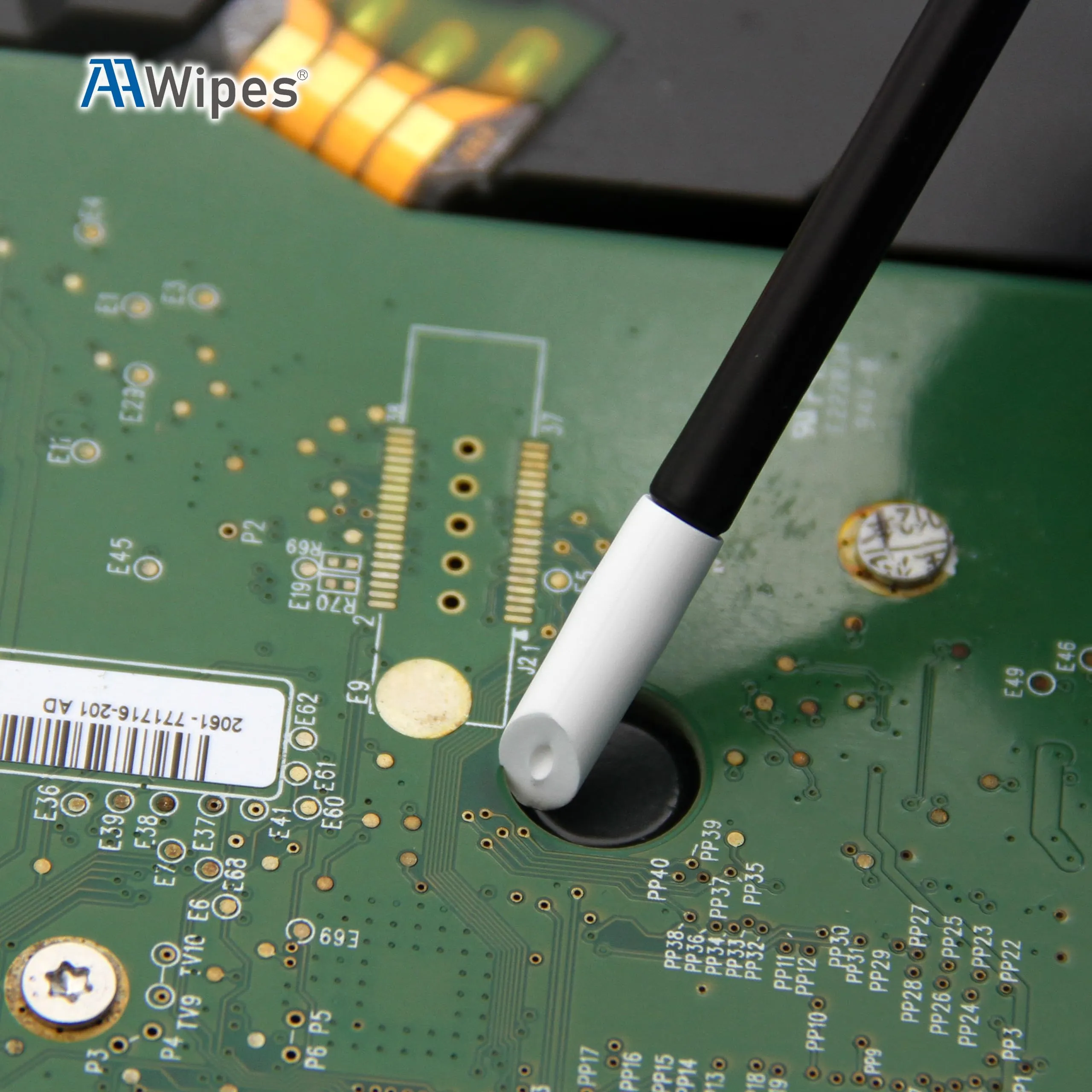 Superfine PrintHead Swabs (100-Pieces, Ultrasoft, Super Porous, Angled PU Tip) for Mimaki, Epson, Brother, HP, Roland, DTG, Wide Format Printers. Suitable for Cleaning Guns, Watches, Clocks (ITS-100)