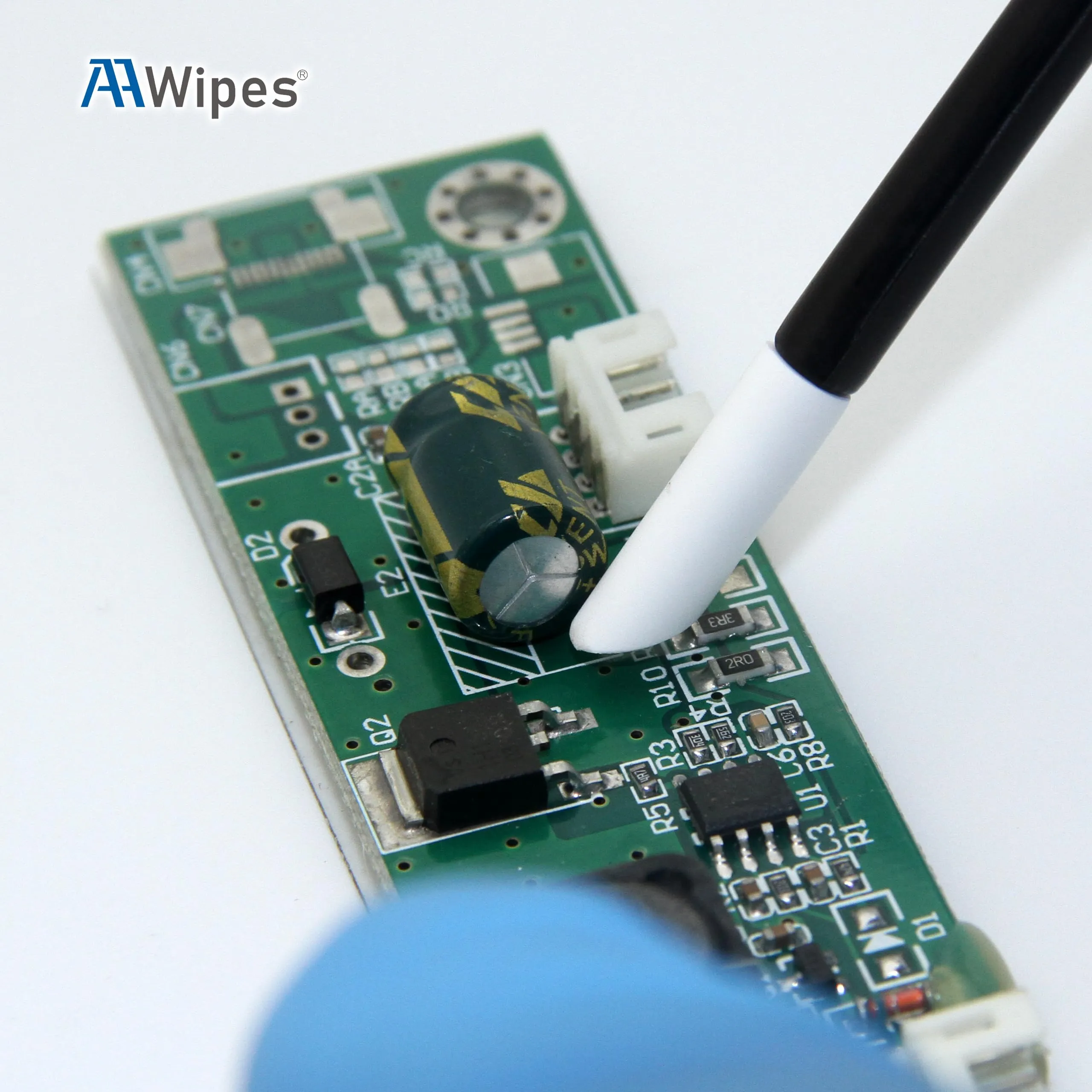 Superfine PrintHead Swabs (100-Pieces, Ultrasoft, Super Porous, Angled PU Tip) for Mimaki, Epson, Brother, HP, Roland, DTG, Wide Format Printers. Suitable for Cleaning Guns, Watches, Clocks (ITS-100)