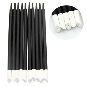 Superfine PrintHead Swabs (100-Pieces, Ultrasoft, Super Porous, Angled PU Tip) for Mimaki, Epson, Brother, HP, Roland, DTG, Wide Format Printers. Suitable for Cleaning Guns, Watches, Clocks (ITS-100)