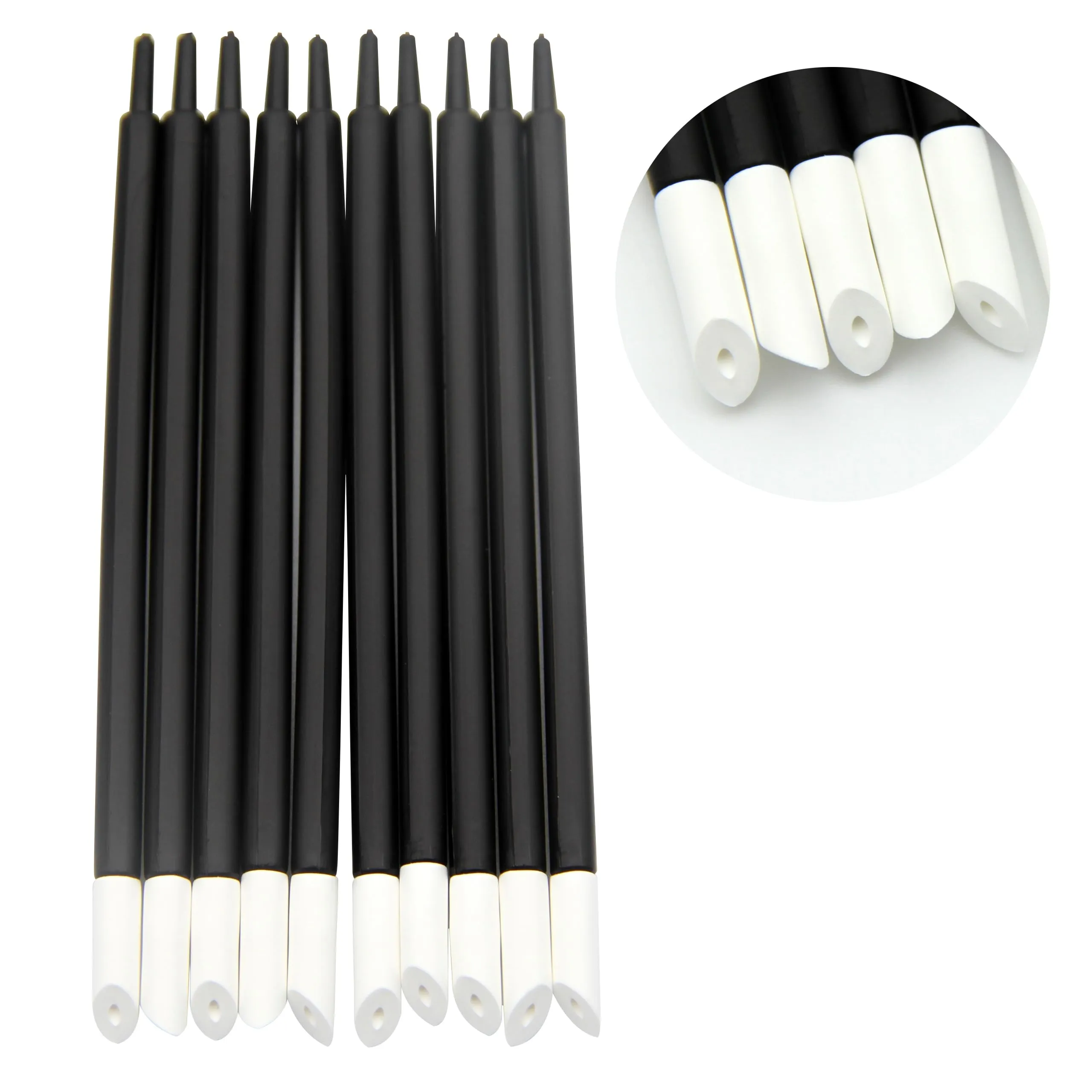 Superfine PrintHead Swabs (100-Pieces, Ultrasoft, Super Porous, Angled PU Tip) for Mimaki, Epson, Brother, HP, Roland, DTG, Wide Format Printers. Suitable for Cleaning Guns, Watches, Clocks (ITS-100)