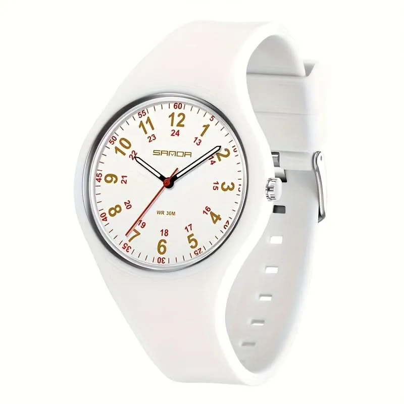 Ultra Light Nurse Watch for Women - Soft Silicone Strap