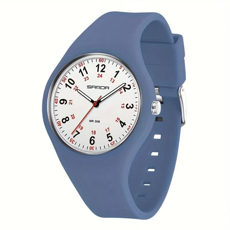 Ultra Light Nurse Watch for Women - Soft Silicone Strap