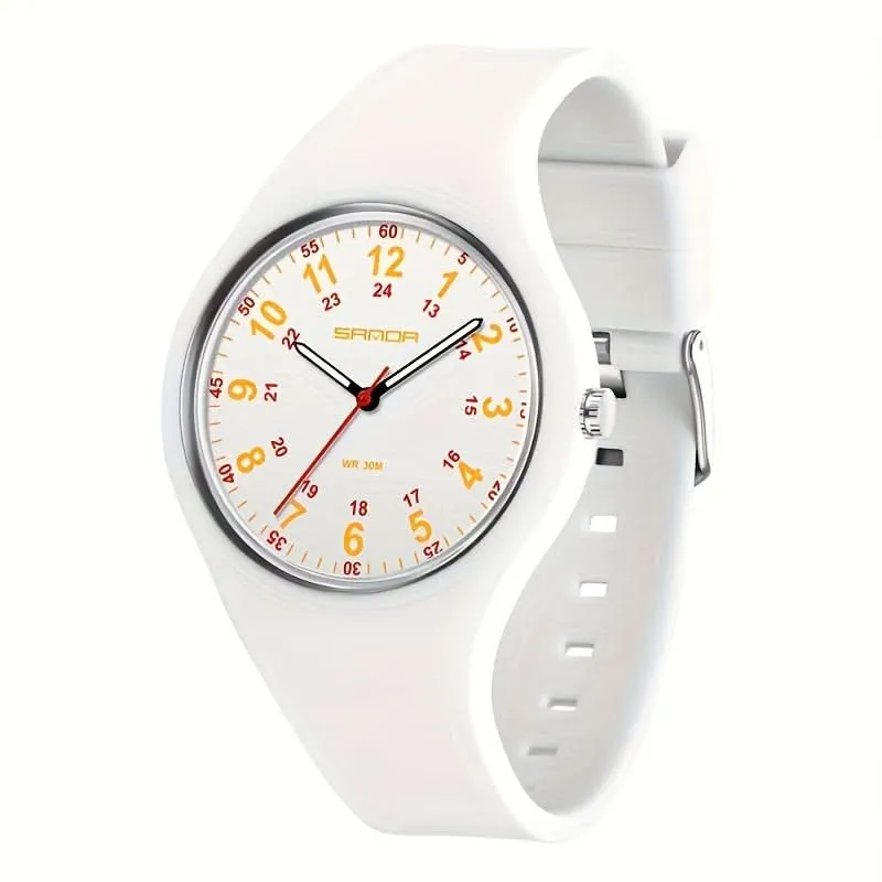 Ultra Light Nurse Watch for Women - Soft Silicone Strap