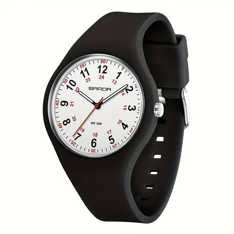Ultra Light Nurse Watch for Women - Soft Silicone Strap