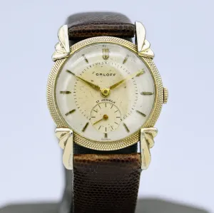 Vintage ORLOFF Watch Cal. AS 1002 (984) 17 Jewels Fancy Case & Lugs Swiss Made Wristwatch