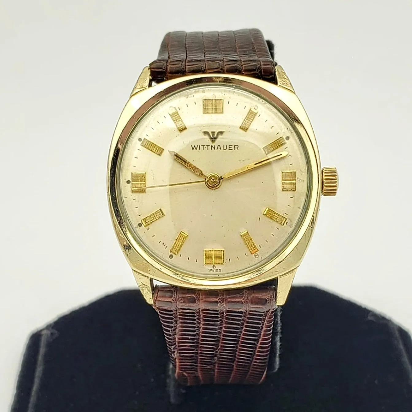 Vintage Wittnauer Wristwatch Swiss Caliber 11WSG2 17 Jewels Watch