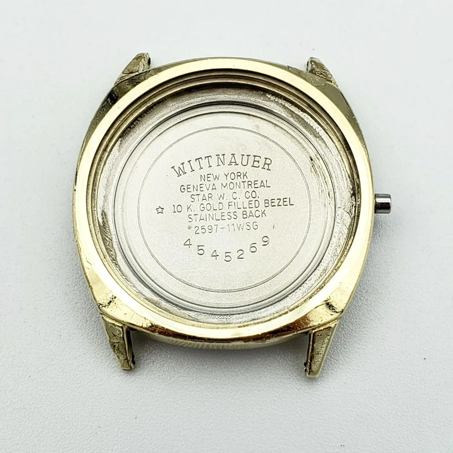 Vintage Wittnauer Wristwatch Swiss Caliber 11WSG2 17 Jewels Watch