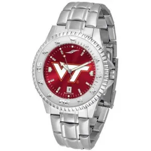 Virginia Tech Hokies Competitor AnoChrome - Steel Band Watch