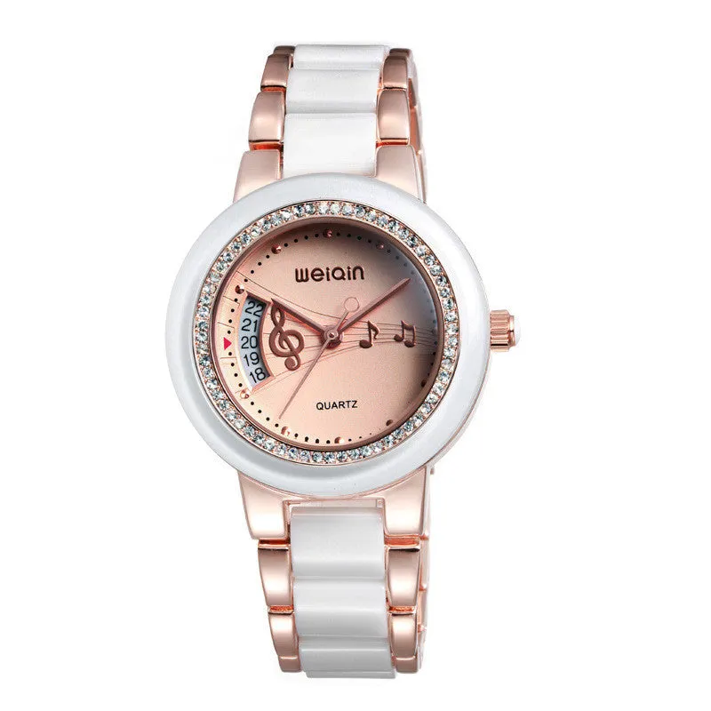 WEIQIN Brand Luxury Ceramic Watches Genuine Ceramic Watch New Design Fashion Watch Women Wristwatch Lady Watch