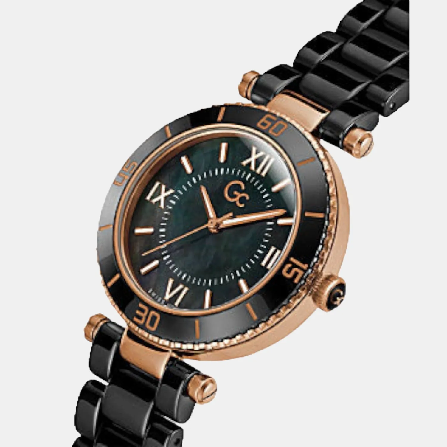 Women's Black Analog Stainless Steel Watch Z05006L2MF