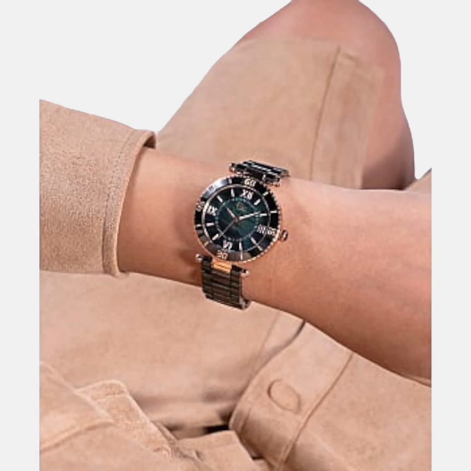 Women's Black Analog Stainless Steel Watch Z05006L2MF
