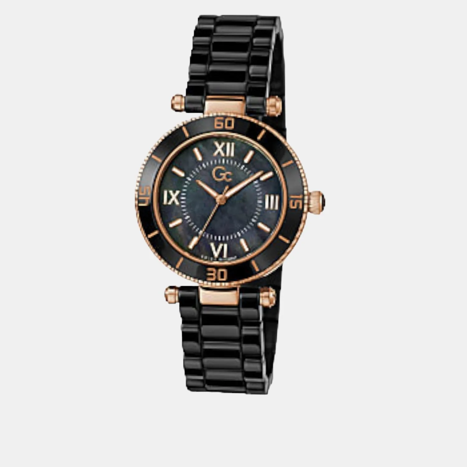Women's Black Analog Stainless Steel Watch Z05006L2MF