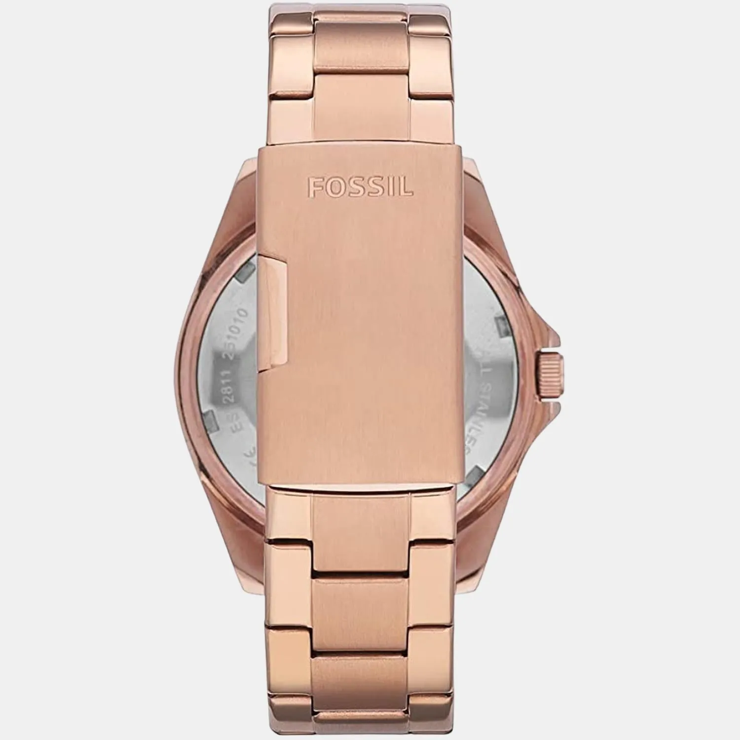 Women's Rose Gold Stainless Steel Chronograph Watch ES2811